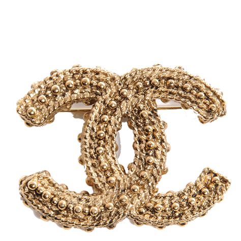 chanel gold cc brooch|Chanel brooch cheap.